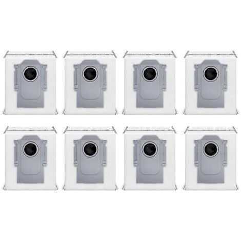 LAN Sacs à poussière de rechange pour aspirateur Roborock Qrevo Curv 2 Flow - Pièces détachées - Sacs à poussière en tissu non tissé (6 pièces) (1/5)