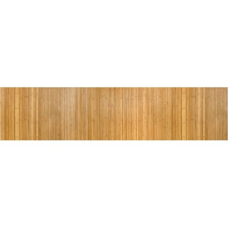 Tapis rectangulaire naturel 70x300 cm bambou (1/5)