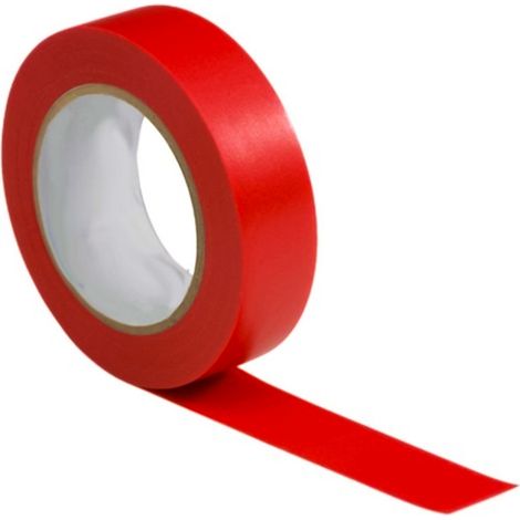 Nastro Isolante Elettrico in PVC 18mm X 20m Rosso (1/3)