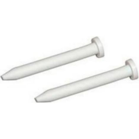 Ersatzteil - Scharnierstift für Tür x2 - - CANDY, HOOVER, IBERNA, PROLINE, THOMSON, SELECLINE, FAGOR, HAIER, SABA, ZEROWATT, ROSIERES, ESSENTIEL B, CRYSTAL, OTSEIN, TERZISMO, ELVITA, HELKAMA, PHILCO,
