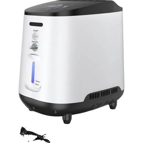 Concentratore di ossigeno, design portatile, portata regolabile, JY-105W, spina europea. (1/2)