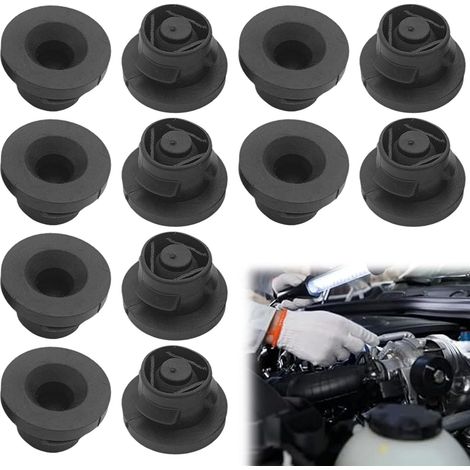 12 Pcs Silent Bloc Support de Filtre à Air, Support Boîtier Filtre à Air en Caoutchouc Compatible avec Berlingo C2 C3 C4 C5 JUMPY XSARA PICASSO 1.6 HDI, Remplacement 1422A3 (1/5)