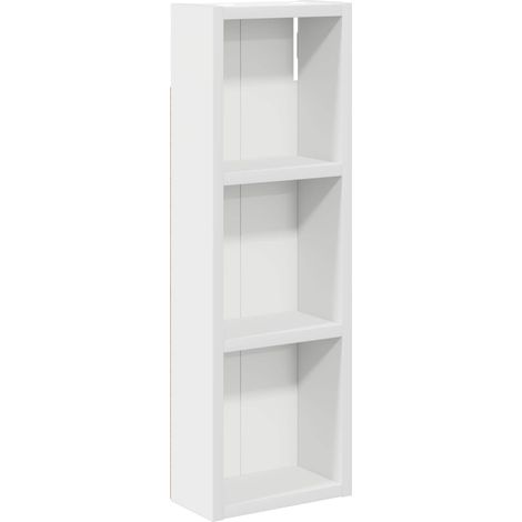 Armario de pared para baño con estante 20 x 10 x 60,5 cm vidaXL