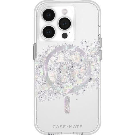 Case-Mate Karat MagSafe - Custodia per iPhone 15 Pro decorata con madreperla (A Touch of Pearl) (1/5)