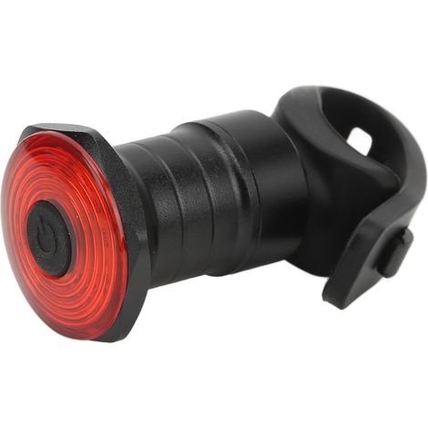 MEROCA WR15 Intelligentes Induktions-Rücklicht für Fahrräder, USB-aufladbar, Bremslicht mit Erkennung, Sattelstützenmontage, Schwarz, 32 Stunden Akkulaufzeit (1/5)