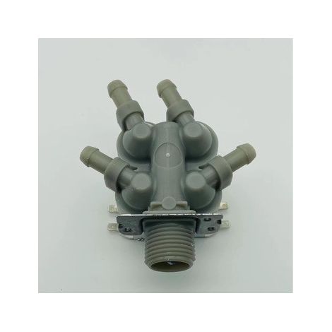 5220FR2008Y Électrovanne d'arrivée d'eau pour machine à laver, 4 voies, 12 V CC, filetage d'entrée standard américain (1/3)
