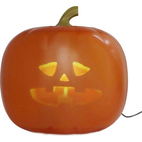 Citrouille animée parlante et chantante avec projection LED, lanterne citrouille, décoration d'Halloween, prise UE 90-240 V (1/5)