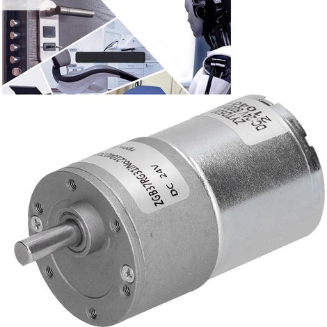 24-V-Gleichstrom-Getriebemotor, drehmomentstarker Mikrountersetzungsmotor, exzentrische Abtriebswelle, Untersetzungsgetriebe mit 37 mm Durchmesser ZGB37RG 160R-24V (1/5)
