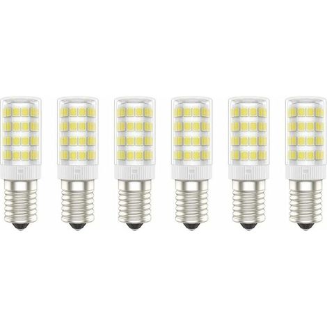 Bardusch-Ampoules LED E14, 5W (Équivalent à 50W), Blanc Froid (6000K), AC220 240V, Sans Scintillement, Non Dimmable, 300 Lumens, IRC80, Pack de 6   (Blanc Froid, 5W) [Classe énergétique A+] (1/5)