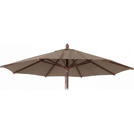 Toile de rechange pour parasol de restaurant HWC-C57b, housse de parasol, ronde é3m polyester 2kg -