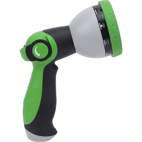 Garden hose nozzle with 10 spray patterns, ergonomic high-pressure leak-proof water sprayer for watering plants, washing cars, and bathing pets (1/5)