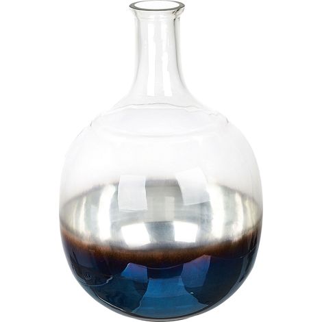 Flower Vase RAZALA Glass 34 cm Multicolour
