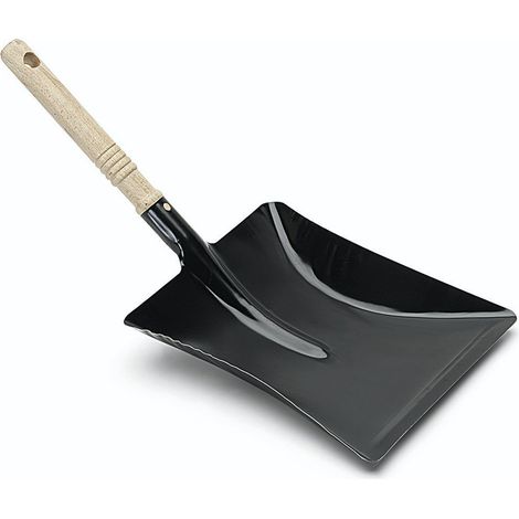 Nölle Kehrschaufel Metall schwarz 22 cm breit (1/2)