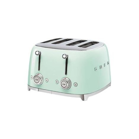 TOSTADOR SMEG TSF03PGEU VERDE PASTEL, 4x4, 6 NIVELES TOSTADO, 2000W.
