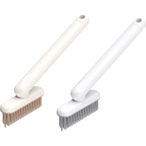 2 brosses de sol, jaune, rotative, pour joints et terrasse (1/5)