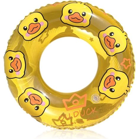 royaluxe -De Natation Canard,Bouée Gonflable Canard,Enfants Anneau De Natation en Motif De Canard,pour Piscine Plage Fête, Bouée Piscine D'été Eau Jouet Photo Accessoires (1/5)