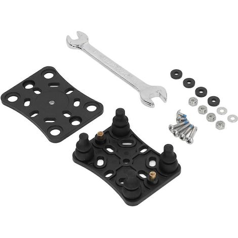 Motorrad-Handyhalterung mit Stoßdämpfer, schwarz, für ATV/UTV