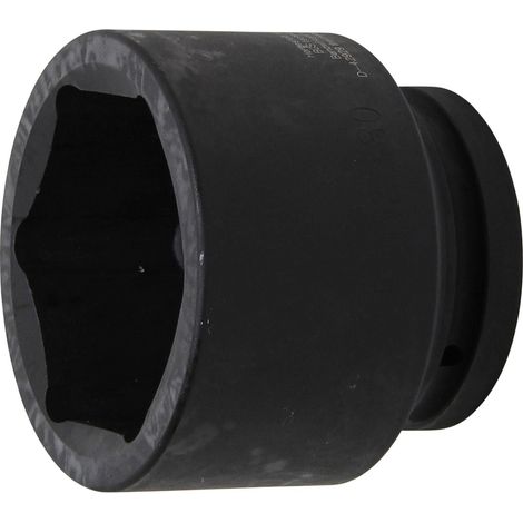 BGS Llave de impacto hexagonal con accionamiento cuadrado interior de 25 mm (1") SW 80 mm - 5880