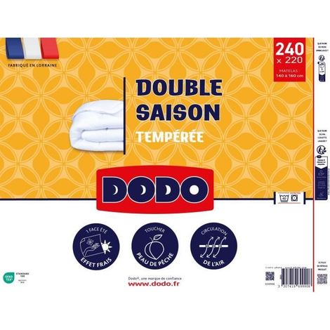 Dodo Piumone doppia stagione 220 x 240 cm bianca