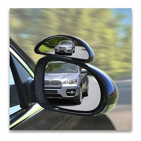 Miroir de véhicule Rectangulaire Blind spot mirror fixed model Ajustement universel : Montage sur appui-tête, Support de visière de voiture, Montage pare-brise (1/5)