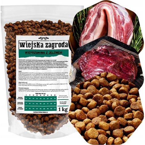 Cerdo de granja con venado, 1 kg