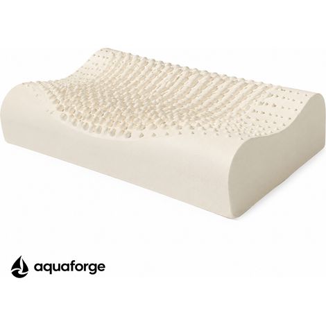 Almofada Cervical Ergonómica Látex Hipoalergénica Respirável 56 x 36 cm (1/5)