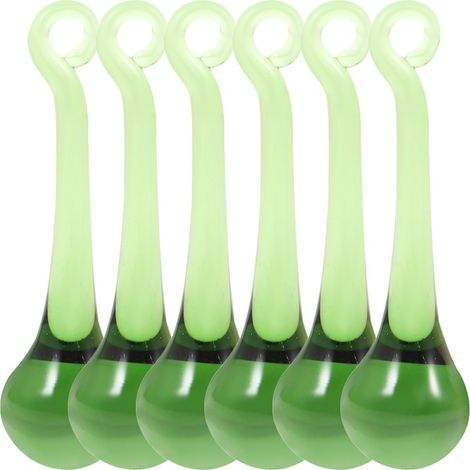 Lot de 6 pendentifs en cristal vert pour lustre (1/5)