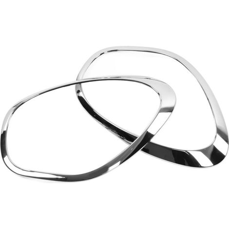 Coperture per fari anteriori 2 pezzi Ersatz R60 Countryman Argento Cromato 51139801573 (1/3)