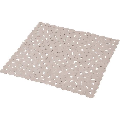 Fond de Douche Galets "Vitamine II" 52x52cm Taupe