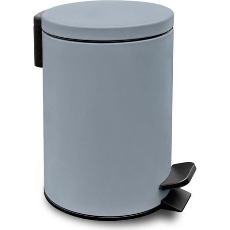 Cestino per bagno - TODAY - UTILITY - 3 L - Ø 17 x H 25 cm - Polipropilene - Soft Blue (1/4)