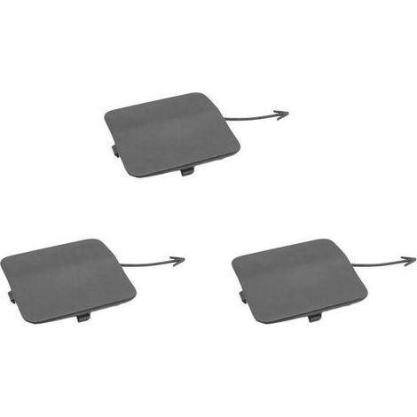 Trois pièces de garniture de couvercle d'attelage de remorque de pare-chocs arrière pour Nissan Qashqai 2018-2019, numéro de modèle 85071-DF60A-B151. (1/3)