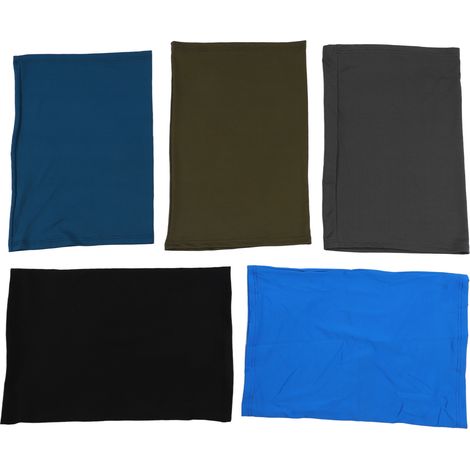 Lot de 5 Foulards Visage Anti-UV Rafraîchissants Protection Solaire Respirant Léger Cou Anti-Vent Extérieur Voile Couvre-Cou (1/5)