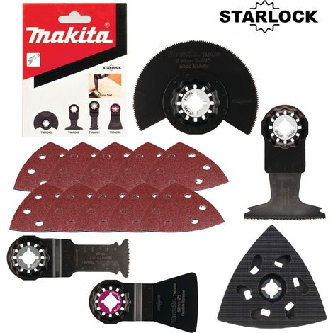 Makita Starlock Multi Tool 15 Piece Floor Set Plunge Segment Blade DTM52 DTM51 (1/4)