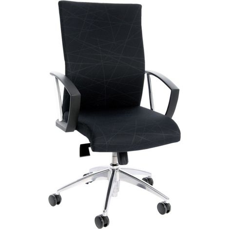 Silla escritorio giratoria New Workart negro/negro