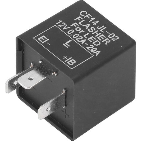 CF14 LED-Blinkerrelais mit einstellbarer Blinkgeschwindigkeit für Auto und Motorrad
