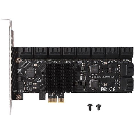 SATA-Erweiterungskarte SATA III Adapter PCIE 1x auf 20 Ports SATA3.0 Zusatzkarte (1/5)