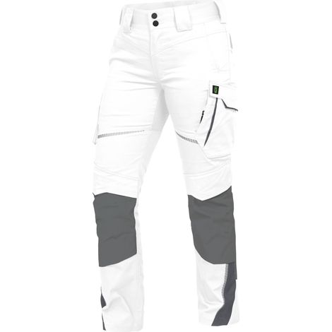 Leibwächter Damen Bundhose Flex-Line FLXDH24 Gr. 46 weiß/grau (1/5)