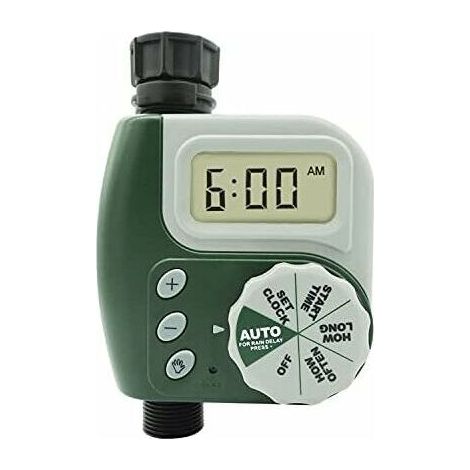 Timer per irrigazione Timer per irrigazione automatico Timer per irrigazione per sistema di irrigazione a sprinkler Controller con display a LED per balcone e patio Giardino Fattoria Prato Fiori