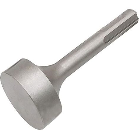 1 Piece SDS T Post Ground Rod Driver Hammer, Ground Rod Bits, Driver Socket for Ground Drill, Round Rod Head (Flat) (1/5)