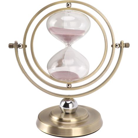 Globe sablier ornemental statue sculpture style nordique moderne décoration de bureau, porte-bouteilles ou meuble de rangement (1/5)