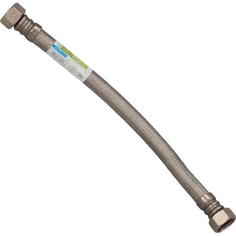 Latiguillo Flexible Reforzado Acero Inoxidable Termo Hembra 1/2 - Hembra 1/2 Longitud 500 mm (1/5)