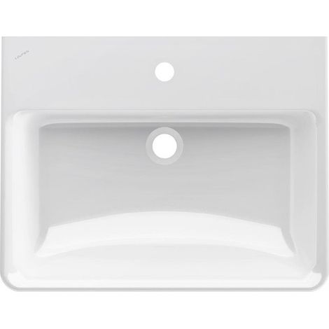 LAUFEN PRO S Lavabo 600 x 465 mm avec trop-plein, design 3 trous de robinetterie, blanc LAUFEN