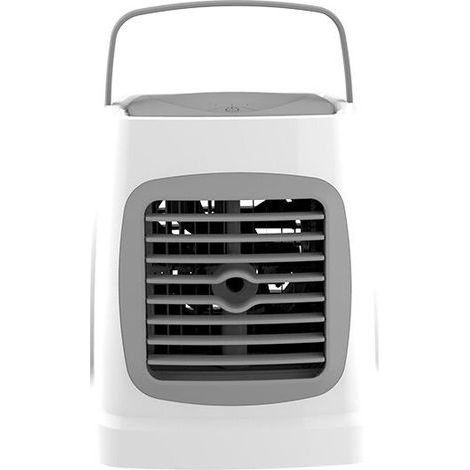 Mini-Klimaanlage für den persönlichen Gebrauch mit USB-Akku – 3 Geschwindigkeitsstufen – Mehrfarbige LED-Beleuchtung – 400-ml-Wassertank für Räume bis zu 12 m² (1/5)