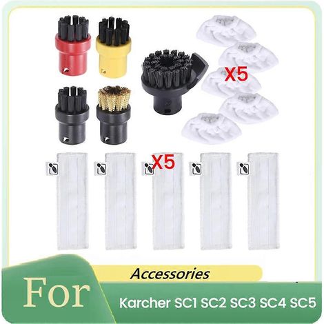 Rundbürsten-Düsenkopf-Mopp für Kärcher EasyFix SC1/SC2/SC3/SC4/SC5/SC7 Dampfreiniger (1/5)