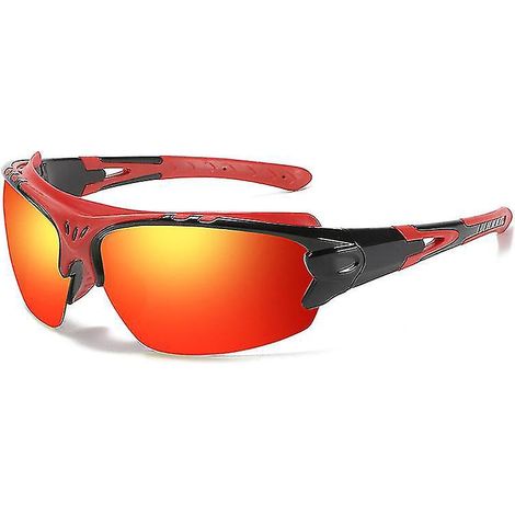 Lunettes de sécurité, verres de soleil polarisés, protection UV et anti-impact U6, conformes à la norme ANSI Z87+, étui rigide rouge. (1/5)