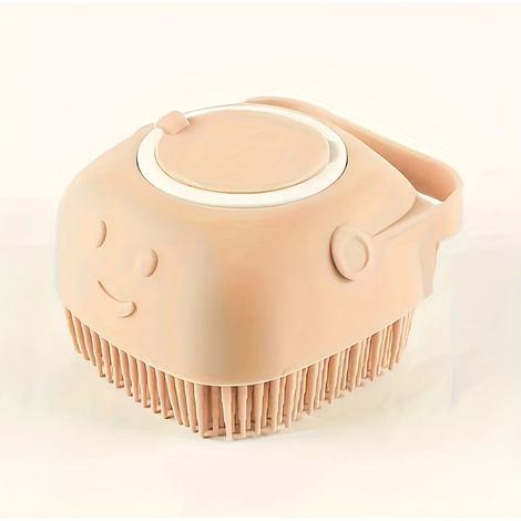 Brosse pour petits animaux (1 pièce), brosse de bain portable pour animaux de compagnie, convient aux chats et aux chiens, disponible en plusieurs couleurs. (1/5)