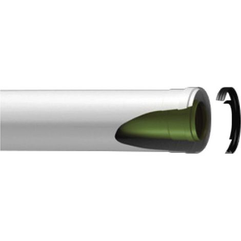 Prolunga coassiale universale maschio-femmina di d 60/100 mm  Lunghezza: 500 mm (1/3)
