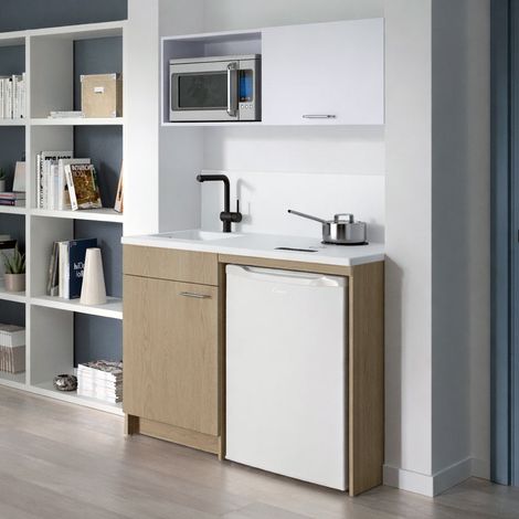 CAREA - Concept meuble + évier GIGA 120 à poser – 1 cuve – Minéral CAREA®
