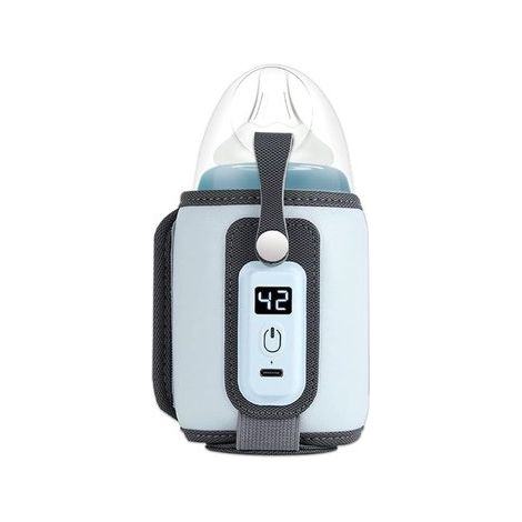 Calientabiberones,Calientacomidas portátil para bebés con temperatura ajustable,Calentador con termostato y temporizador digital (1/5)
