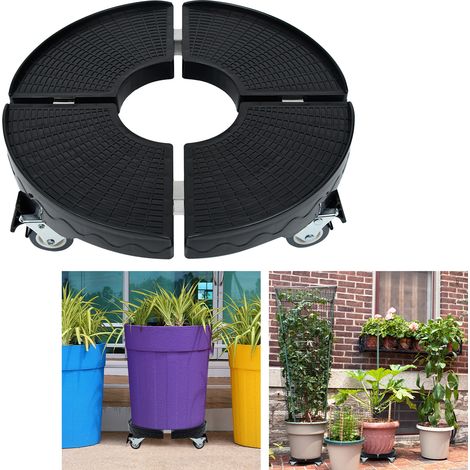 AUFUN Porte Plante a roulettes (1/5)